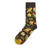 Animal Socks Birds and Flowers