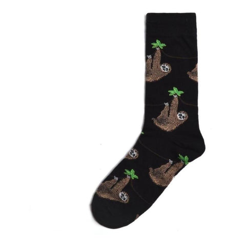 Animal Socks Sloth | Grey - Mad Socks Australia