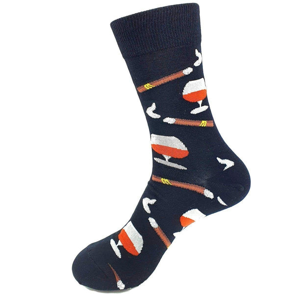 Beverage Socks Whiskey & Cigars Mad Socks Australia