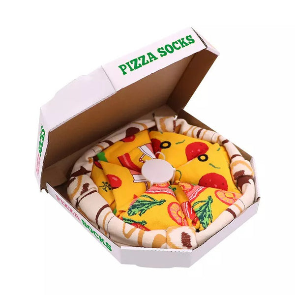 Pizza Socks Gift Box