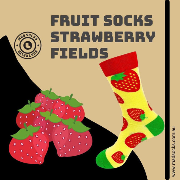 Fruit Socks Strawber