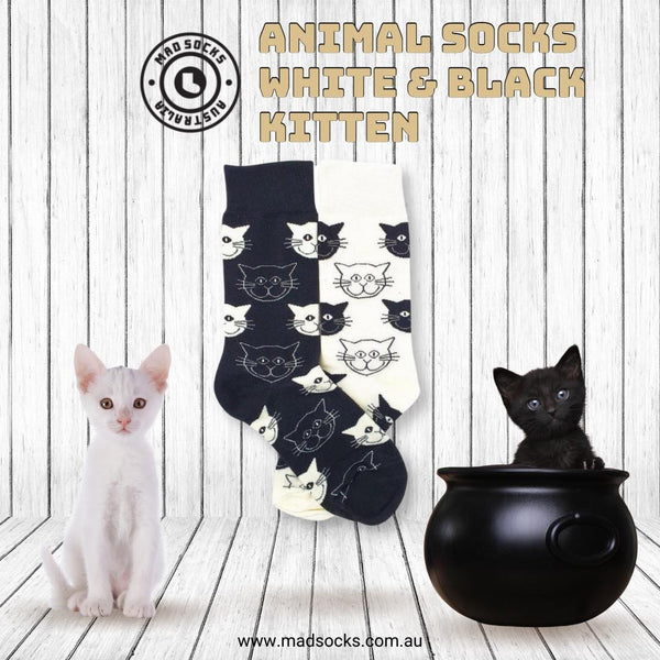 Animal Socks White &