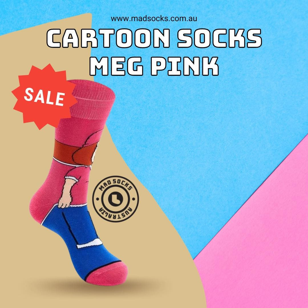 Cartoon Socks Meg Pi
