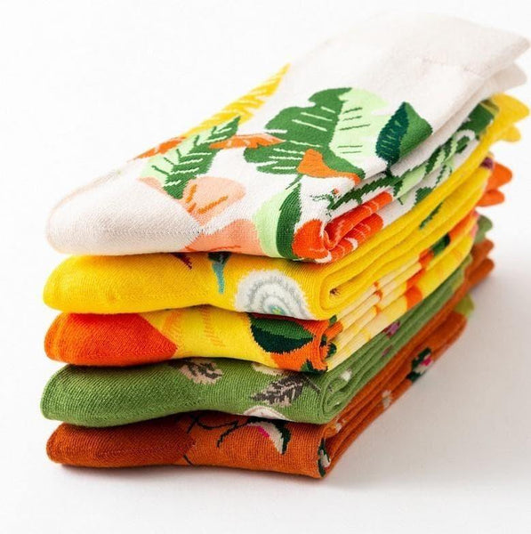 Colorful Floral Socks