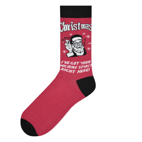 Christmas Spirit Santa Socks