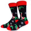 Christmas Dinosaur Ugly Sweater Socks