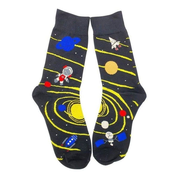 Space Socks Solar System Travel - Mad Socks Australia