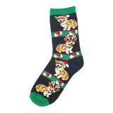 Animal Socks Christmas Corgi