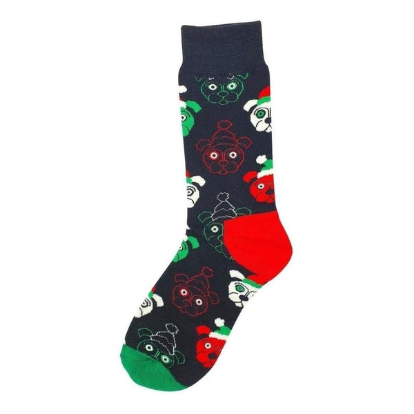 Animal Socks Christmas Woof - Mad Socks Australia