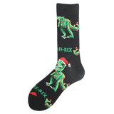 Santa T-Rex Socks