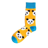Animal Socks Pandas | Yellow