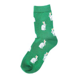 Animal Socks White Bunny