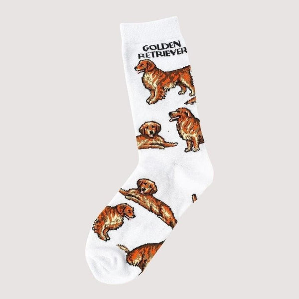 Animal Socks Golden Retriever - Mad Socks Australia
