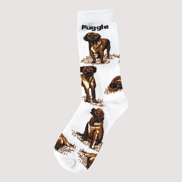 Animal Socks Puggle - Mad Socks Australia