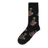 Animal Socks Sloth | Black