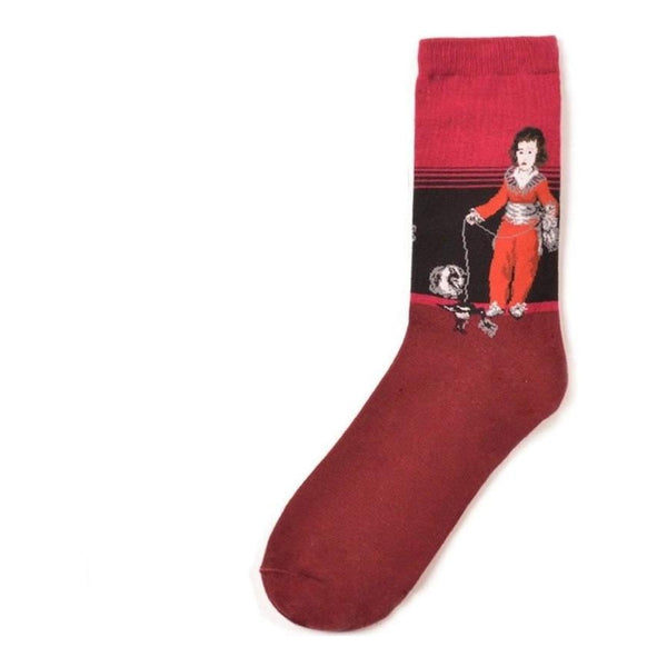 Art Socks The Red Boy - Mad Socks Australia