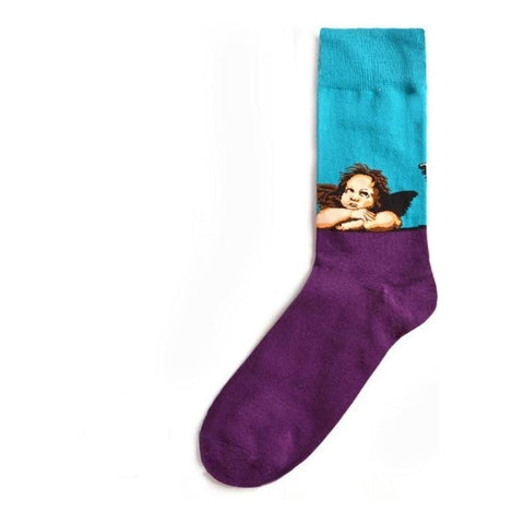 Art Socks Two Cherubs
