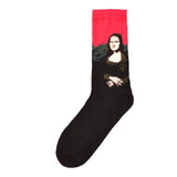 Art Socks Mona Lisa - Red