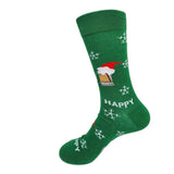 Christmas Socks Happy Beer