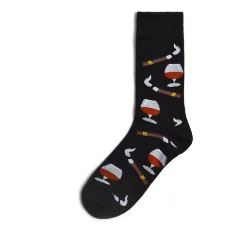 Beverage Socks Whiskey & Cigars