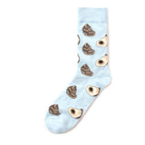 Food Socks Oyster |  Baby Blue