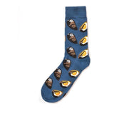 Food Socks Oyster | Yellow & Blue