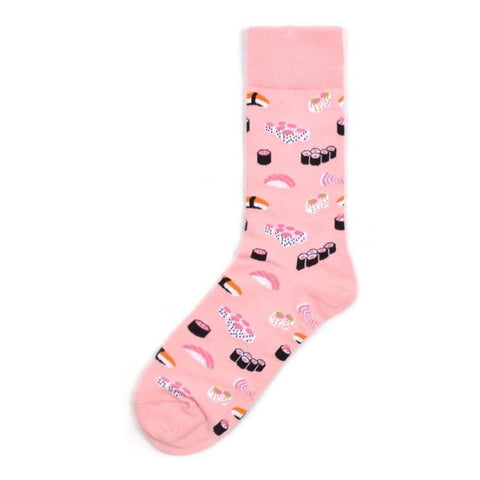 Food Socks Sushi | Salmon Pink