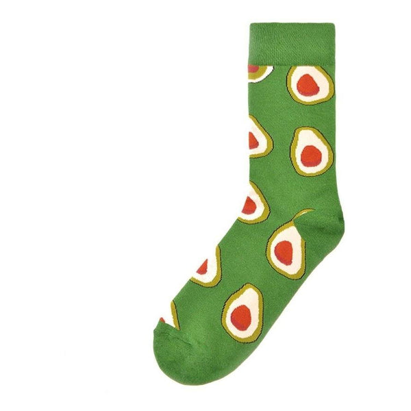 Fruit Socks Avocado | Green - Mad Socks Australia