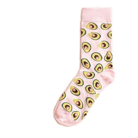 Fruit Socks Avocado | Pink