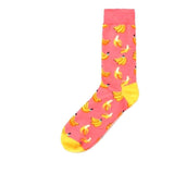 Fruit Socks Bananas | Pink