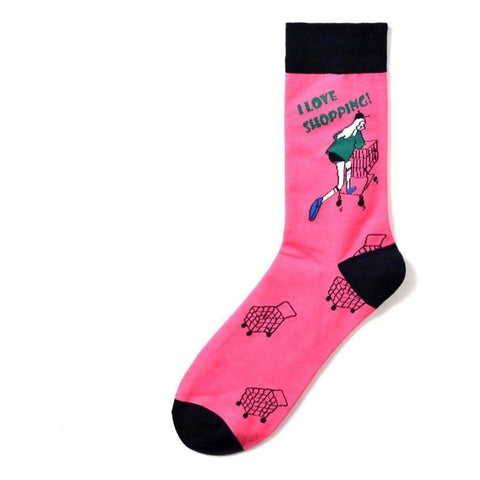 Meme Socks I Love Shopping