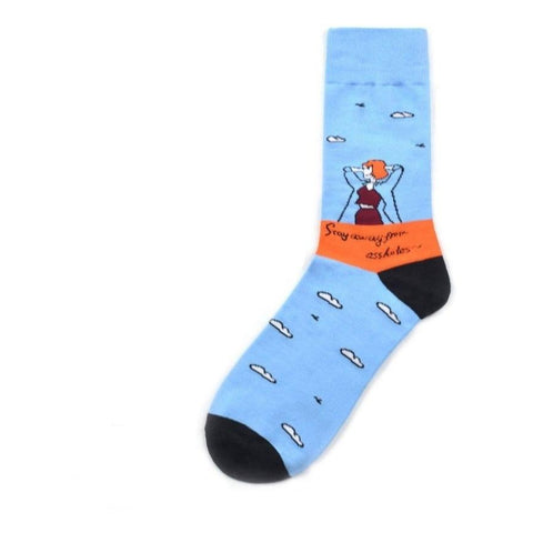 Meme Socks Stay Away From Assholes