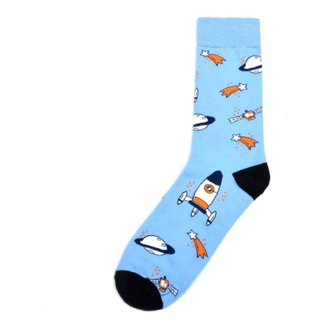 Space Shuttle & Shooting Stars Socks