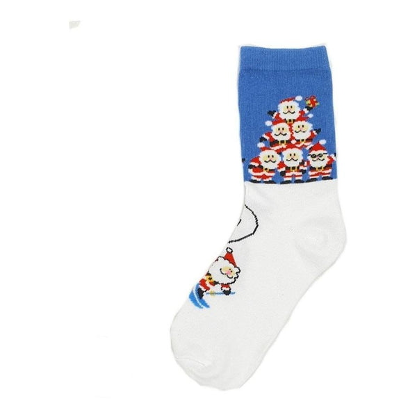 Christmas Socks Santa Clause Pyramid - Mad Socks Australia