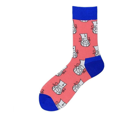 Evil Cat in the Hat Socks