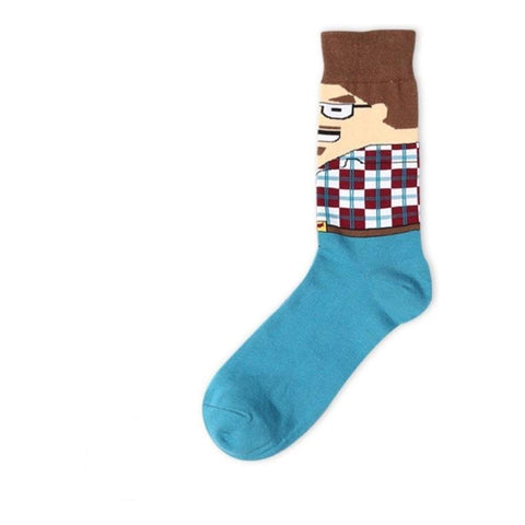 TV & Movies Socks World People | Checked shirt