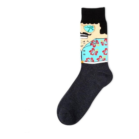 TV & Movies Socks World People | Floral shirt