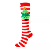 O Christmas Tree Knee High Socks