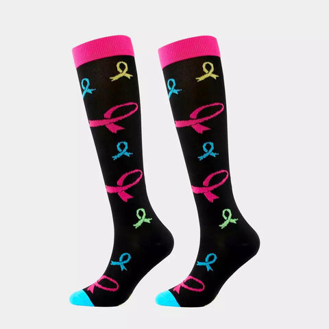 Knee High Aids Awareness Socks
