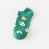 Food Socks Sunny Side Up (Ankle) | Green